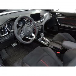 KIA ProCeed (2019) interior - Creating patterns of car body and interior. Sale of templates in electronic form for cutting on paint protection film on a plotter