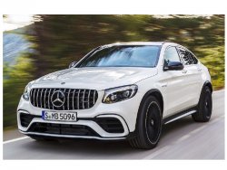Mercedes-Benz GLC Coupe (2018) 63 AMG - Creating patterns of car body and interior. Sale of templates in electronic form for cutting on paint protection film on a plotter
