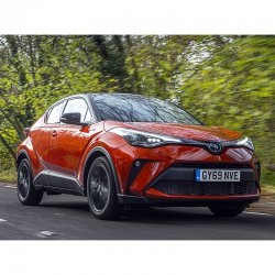 Toyota C-HR (2019) - Creating patterns of car body and interior. Sale of templates in electronic form for cutting on paint protection film on a plotter