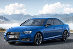Audi A4 (2018) S line - Creating patterns of car body and interior. Sale of templates in electronic form for cutting on paint protection film on a plotter