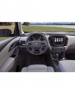 Chevrolet Traverse (2018) interior - Creating patterns of car body and interior. Sale of templates in electronic form for cutting on paint protection film on a plotter