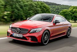 Mercedes-Benz C-class coupe AMG Line 2018 - Creating patterns of car body and interior. Sale of templates in electronic form for cutting on paint protection film on a plotter