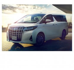 Toyota Alphard (2018) - Creating patterns of car body and interior. Sale of templates in electronic form for cutting on paint protection film on a plotter