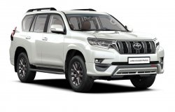 Toyota Land Cruiser Prado TDR (2018)  - Creating patterns of car body and interior. Sale of templates in electronic form for cutting on paint protection film on a plotter