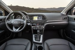 Hyundai Elantra (2019) interior - Creating patterns of car body and interior. Sale of templates in electronic form for cutting on paint protection film on a plotter