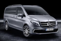 Mercedes benz V klasse Exclusive Line 2019 - Creating patterns of car body and interior. Sale of templates in electronic form for cutting on paint protection film on a plotter